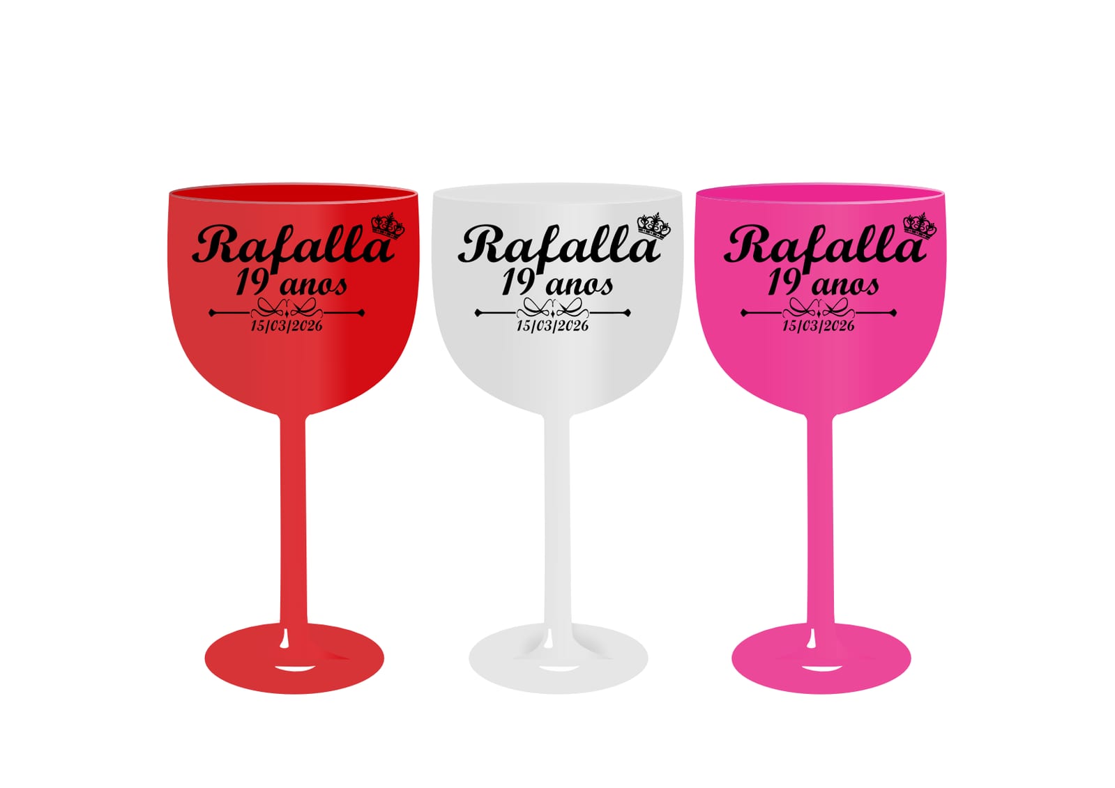 Taça de gin sólida